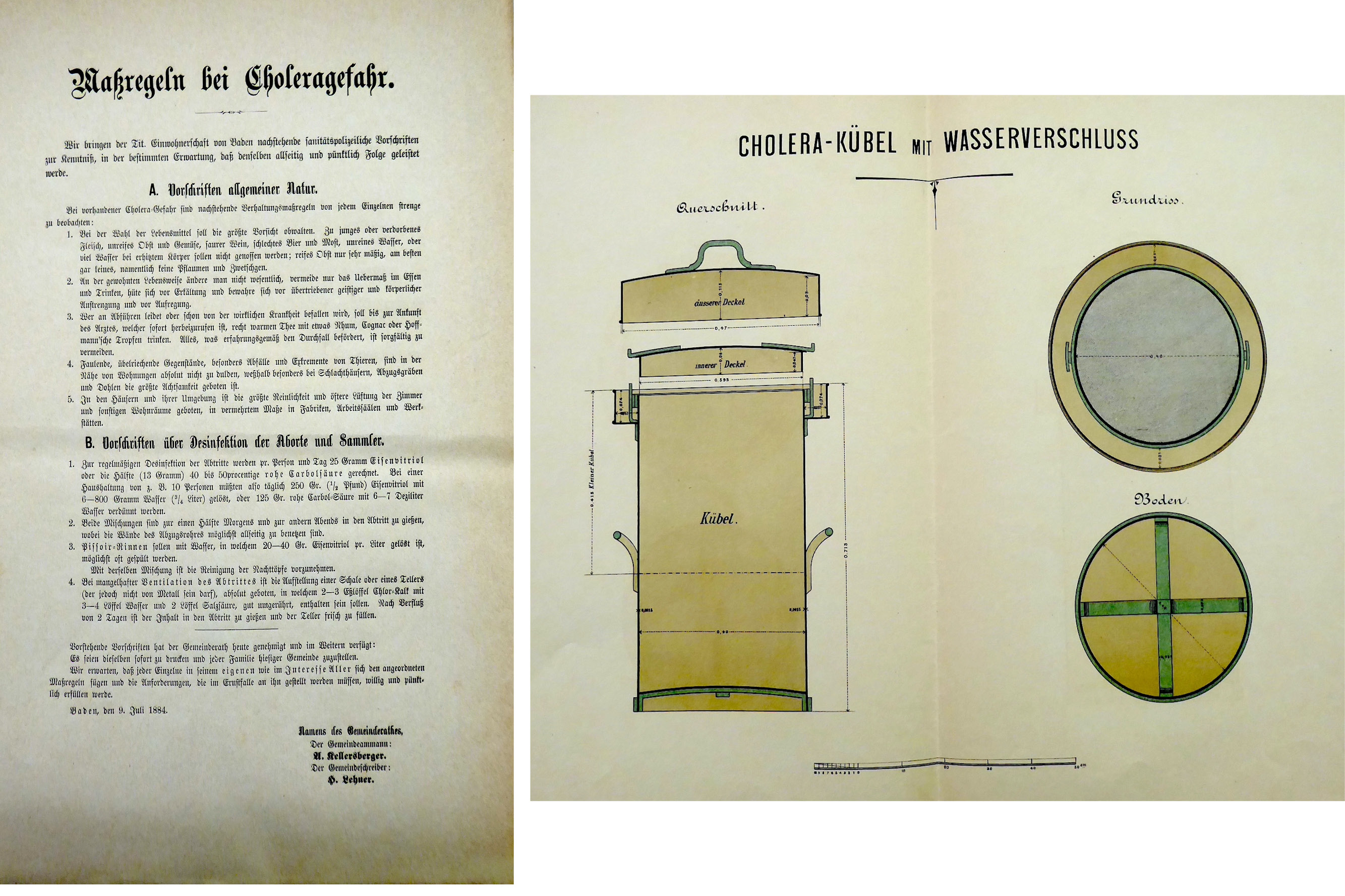 Massregeln bei Choleragefahr